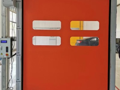 High speed self-repairing door