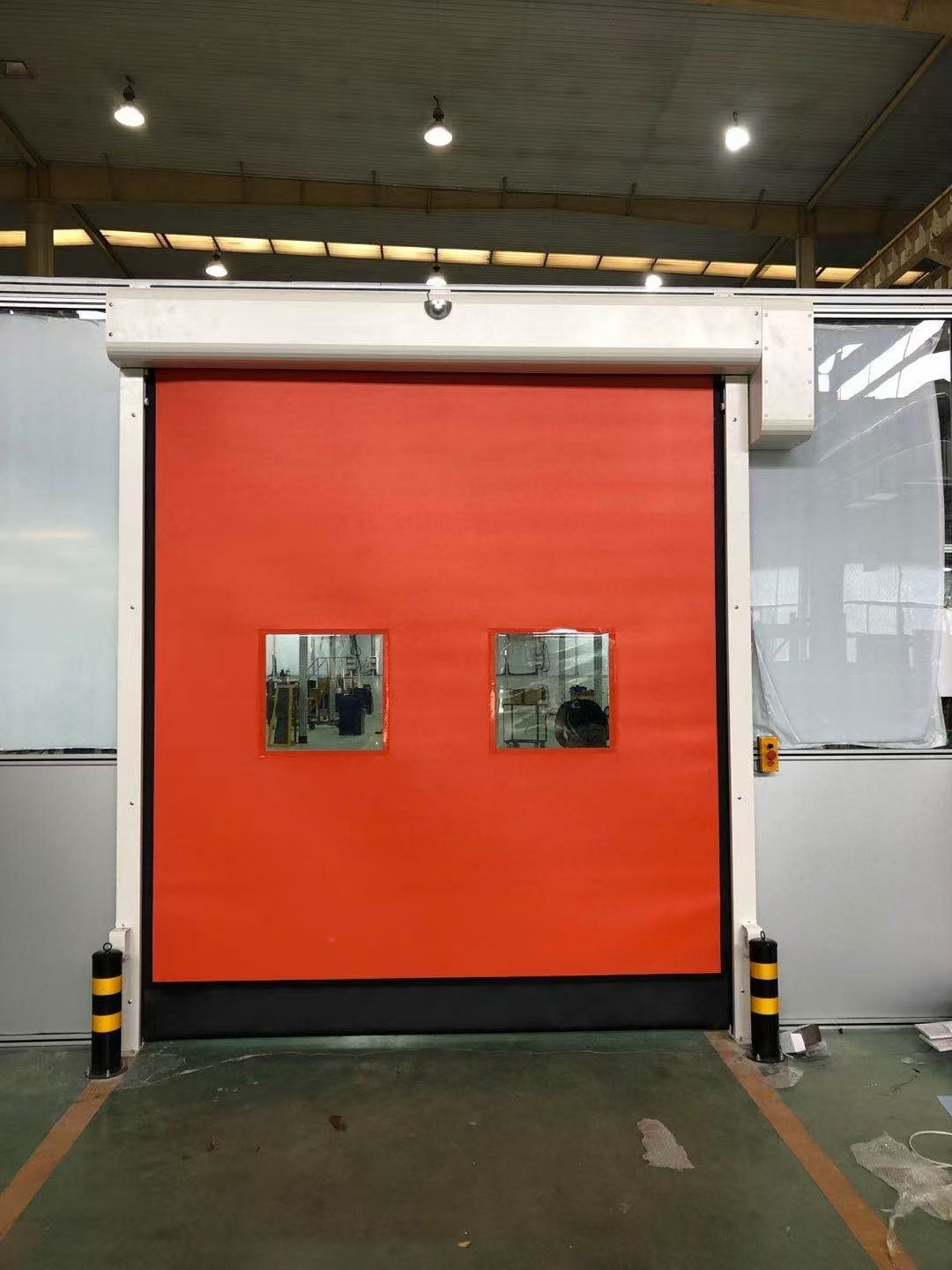 Zipper reset fast door features
