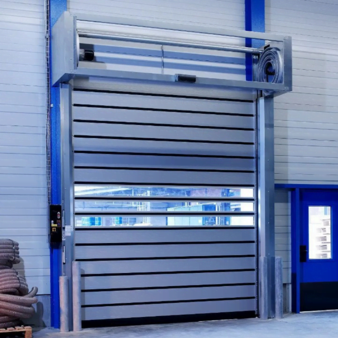 Premium Aluminum Alloy Insulated Spiral Door for Durability