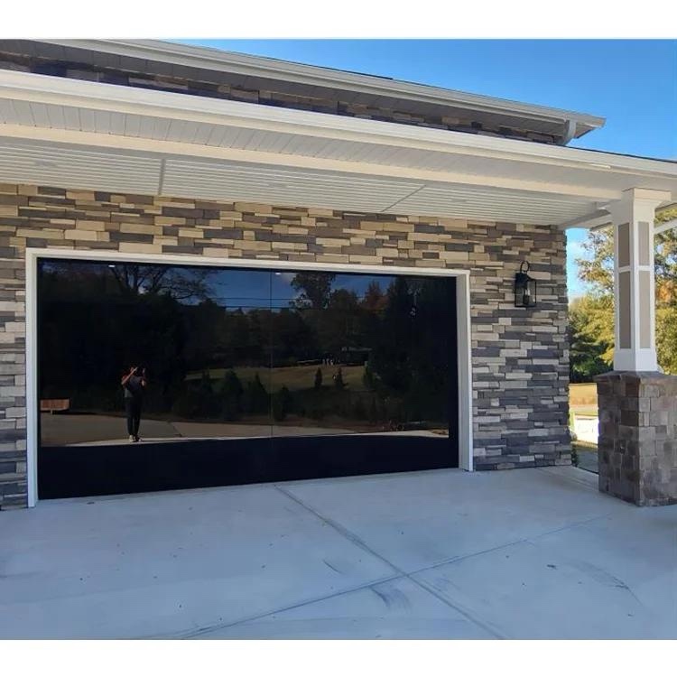 Luxury glass garage door Luxury glass garage door