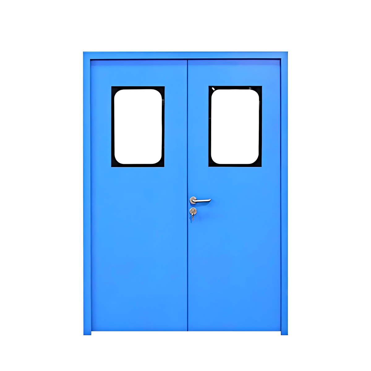 Contemporary Low-Cost Steel Glass Interior Clean Room Doors and Hospital Door